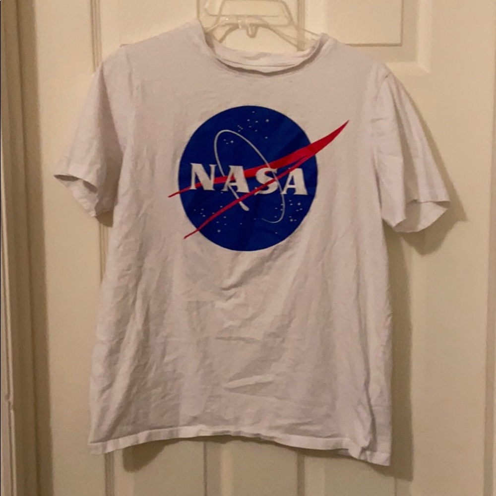 Lands’ End Boys XL NASA White T-shirt, 18-20x s/s